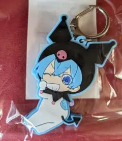 すとぷり×サンリオキャラクターズ　ラバーキーホルダー　クロミ×ころん