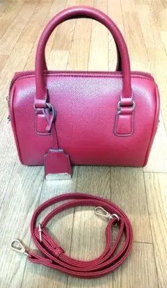 any SiS　 ハンドバッグ ショルダー　赤　2way