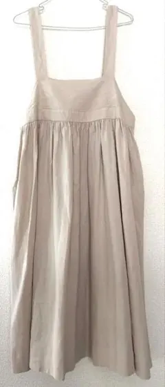 サマンサモスモス　クロスリネン　ジャンスカ