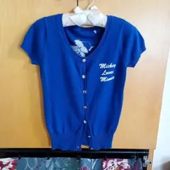 Minnie★Blue半袖カーディガン