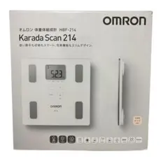 【美品】OMRON 体重体組成計 Karada Scan214 ピンクのサムネイル