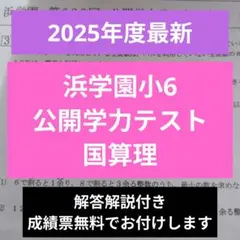 2026年最新】浜学園 小6 公開の人気アイテム - メルカリ