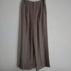 green label relaxing ワイド スリット パンツ