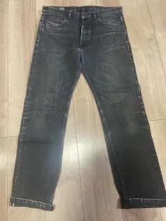 EVISU 赤カモメ ブラックデニムパンツ Lot 2000 7283 - メルカリ
