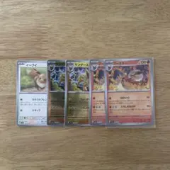 ブイズ　モンスターボールミラー5枚セット