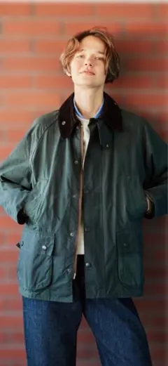 BarbourバブアーBEDALEビデイル　3ワラントオイルドコート　サイズ34