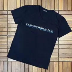 EMPORIO ARMANI Vネック ストレッチ 半袖 Tシャツのサムネイル