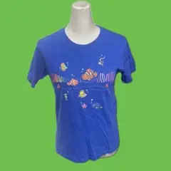 古着　おさかなTシャツ