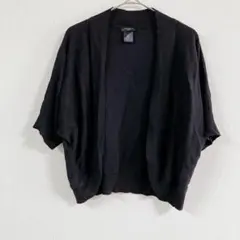 美品 アンタイラー ドルマンカーディガン 黒 M 羽織り ゆるだぼ 上品 通勤のサムネイル