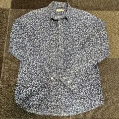 【お買い得‼︎】BROWNY ペイズリー柄 長袖シャツ Lのサムネイル