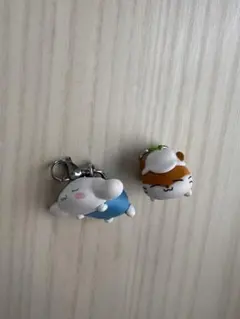 サンリオ シナモロール コロコロクリリン マスコット キーホルダー 2個セット