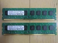 ジャンク品◆SanMax 8GBメモリ（4GB×2枚組） DDR3-1333のサムネイル
