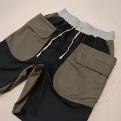 Mountain Mania ショートパンツ カラフル マウンテンマニア 黒 Lのサムネイル