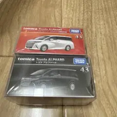 トミカプレミアム 43 トヨタ アルファード 40 通常 発売記念仕様 2台のサムネイル