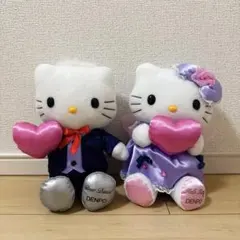【未使用】ハローキティ&ダニエル　電報　ぬいぐるみ　結婚式