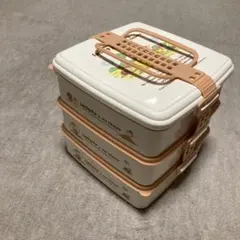 昭和レトロ　SNOOPY ピクニックケース3段 セット　3段弁当　スヌーピ