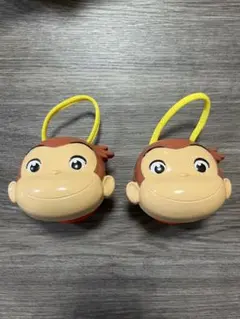 おさるのジョージ　カスタネット ハッピーセット マクドナルド 2個セット