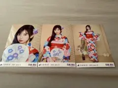 長嶋凛桜　乃木坂46 浴衣　ランダム生写真　3種コンプ