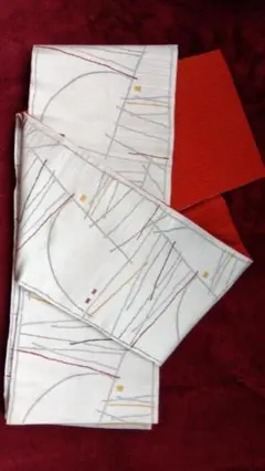 「粋な着こなし」　おしゃれ半幅帯　リバーシブル