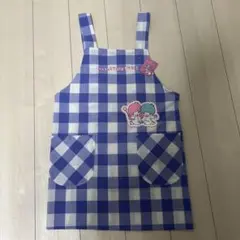Little Twin Stars 50周年　エプロン パープル チェックM〜Lのサムネイル