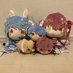 ホロライブ パペット ぬいぐるみ ミニ 寝そべり ぬいぐるみ 5点セット！ ②