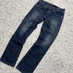 シュガーケーン】 ブーツカットデニムパンツ 30 隠しリベット 濃紺 y2k 