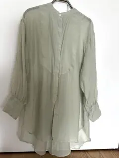 CITYSHOP ミントグリーン シアーシャツ 長袖 - メルカリ
