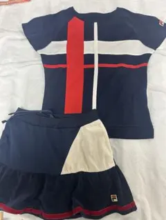 FILA テニスウェアセット M ネイビー