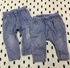 マーキーズ　お揃い　デニムパンツ