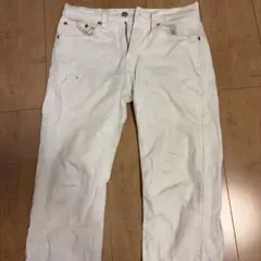 Levi's 505 ホワイトデニムパンツのサムネイル