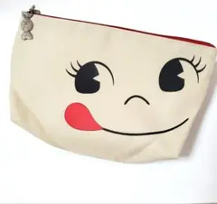 ミルキーチャーム付き ペコちゃん ポーチ 小物入れ 不二家 PEKO