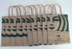 Starbucks スターバックス　スタバ　ショップ袋 ショッパー 10枚セットのサムネイル