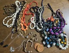 アクセサリー まとめ売り 大量 33種類 ハンドメイド資材 パーツ取り リメイク