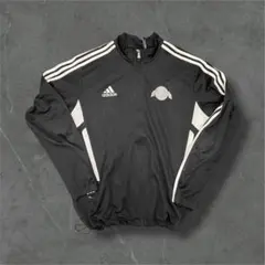 00s L adidas ジャージトップ 裾ドローコードCLIMACOOL