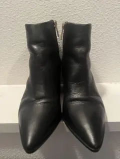 carino 黒 ショートブーツ　37 23.5