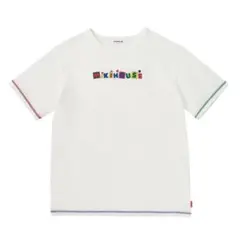 【 MIKI HOUSE（ミキハウス） 】ロゴTシャツ ホワイト - Lのサムネイル