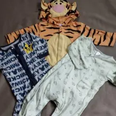 男の子まとめ売り。ミッキー、ティガー、ギャップロンパース。MR35