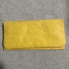 [レア色]SIWA 紙和 長財布 黄色 使用感有り
