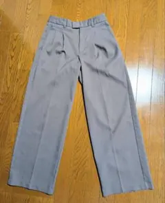 GUセンタープレス綺麗めパンツ