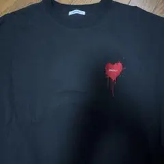 ONCILY ハート刺繍 Tシャツ