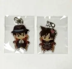 名探偵コナン トレーディングメタルチャーム Chair Ver 工藤新一　毛利蘭