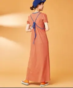 CIAOPANIC TYPY ワンピース キャミワンピース ボーダー オレンジ