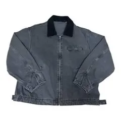 GU デニム地　ジップアップジャケット