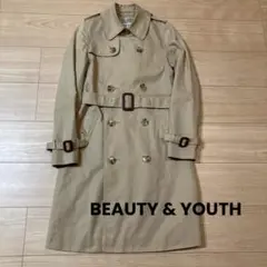 ユナイテッドアローズ　ビューティー＆ユース　トレンチコート　ベージュ36 茶