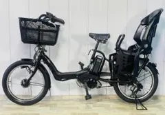1年保証 ブリヂストン 20インチ 子供乗せ カーキ色 電動アシスト自転車 