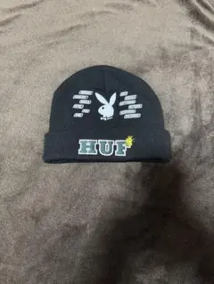 【値下げ不可】HUF×PLAYBOY 刺繍　ビーニー