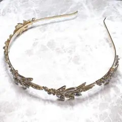Forever21ゴールドの葉モチーフヘアバンド レア