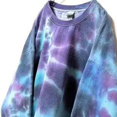 ギルダン 総柄 スウェットトレーナー タイダイ L 古着