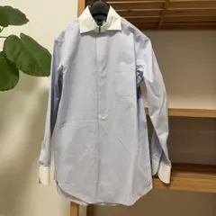 SHIPS 水色 ボタンダウン 長袖シャツ