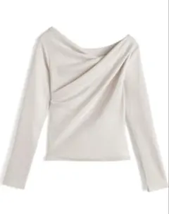 タグ付き GRL 3Wayドレープカシュクールトップス[dk1261]